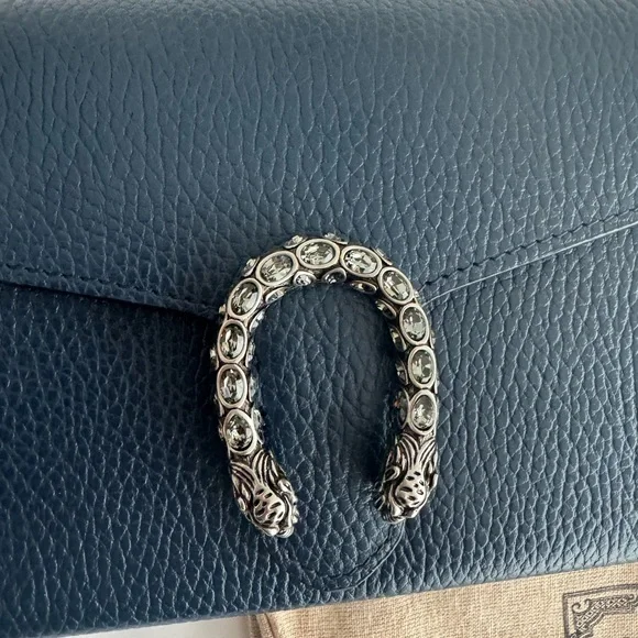 Gucci Navy Blue Dionysus Wallet on a chain - Picture 4 of 6